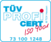 OFS GmbH ist ist durch den TÜV nach dem Qualitäzsmanagementsystem ISO 9001 zertifiziert.